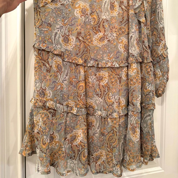 Dress Forum Women’s Boho Floral Printed Paisley Dress Size XL NWOT Fall - Picture 7 of 8